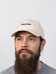 Бейсболка HOOD арт. 136-CTW056-KS002-BN Manhattan Microscript Dad (кремовый)